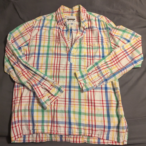 Colorful Plaid Button-Up Shirt - Picture 1 of 2